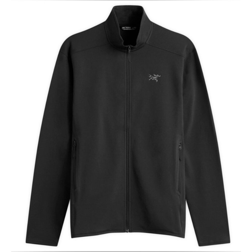 Arc'teryx Black Full Zip Front Waffle Jacket Sz XXL Lightweight Outdoor Hiking